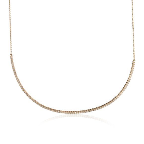 My Story Diamond Pixie Necklace in 14K Yellow Gold 1.27 ctw - Picture 1 of 3